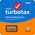 Old Version TurboTax Home & Business 2022 Tax Software, Federal and State Tax Return, Amazon Exclusive PC/MAC Download