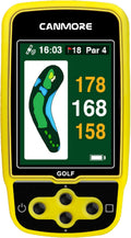 CANMORE HG500 Golf GPS - Extra Large Easy-to-Read Color Display, preloaded 41,000 Course map Worldwide Shape of The Green and The Fairway(Yellow)