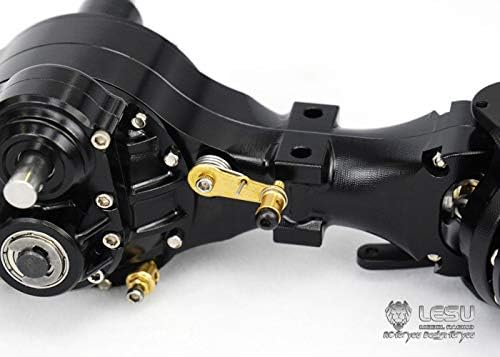 Lesu Metal Front Axle B Differential Lock Rc 1/14 Truck Tractor Tmy Model