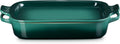 Le Creuset Stoneware Rectangular Dish with Platter Lid, 3 qt., Artichaut