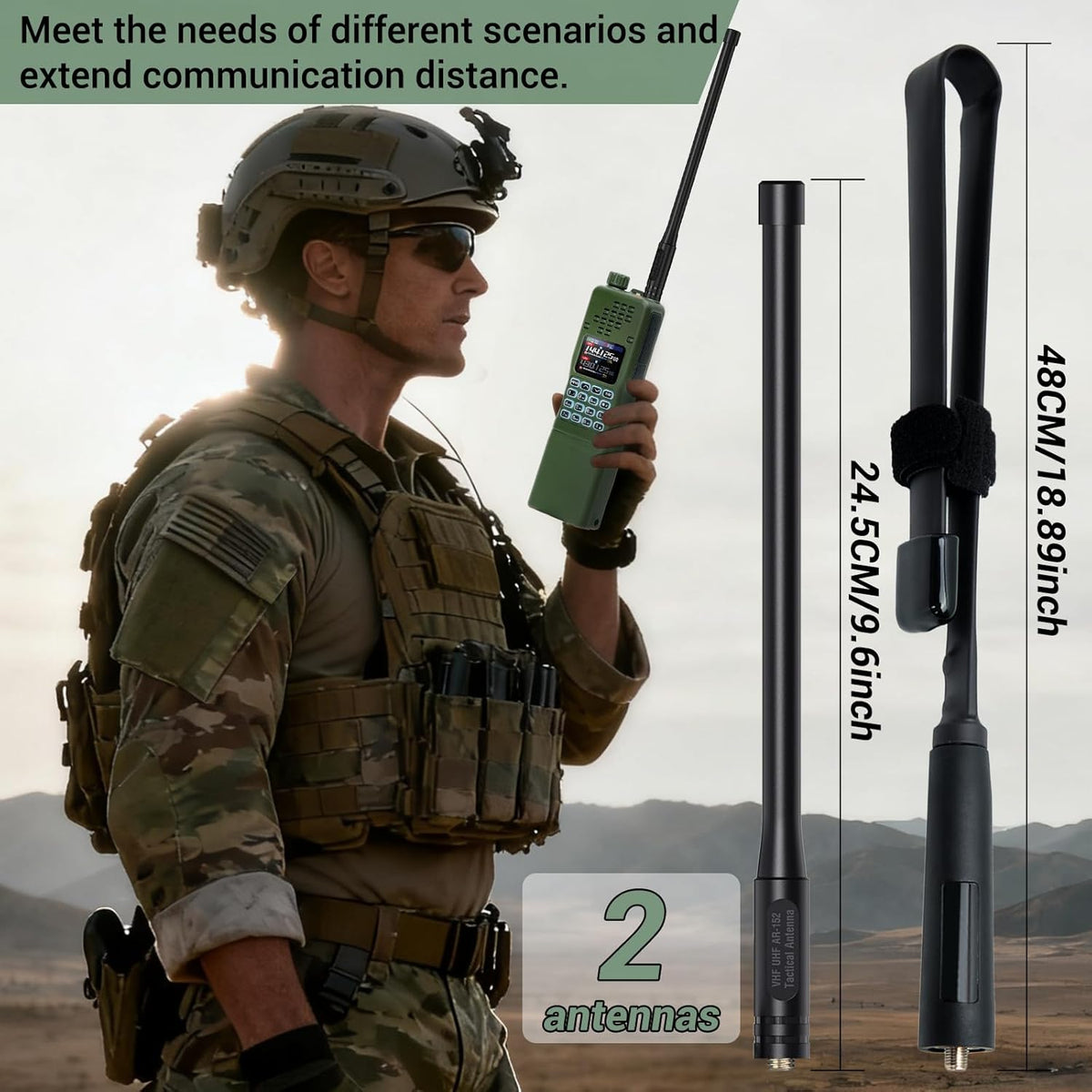 BAOFENG Radio AR-152 PRO Ham Radio Handheld 10W Rechargeable Walkie Talkies Long Range Two Way Radio NOAA Weather Radio GPS,APP Programming Copy Frequency USB Charger Survival Tactical Gear (2Pack)