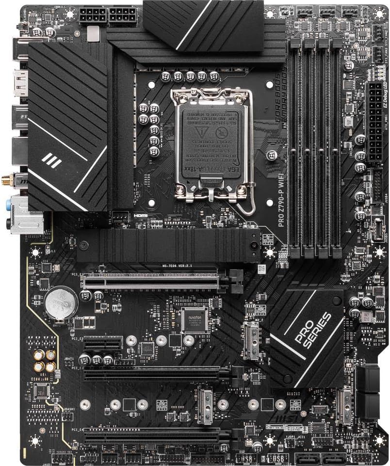 INLAND Micro Center CPU Motherboard Intel Core i7-14700K 20 Cores up to 5.6 GHz Unlocked LGA 1700 Desktop Processor with Integrated Graphics Plus MSI PRO Z790-P WiFi DDR5 ProSeries Motherboard