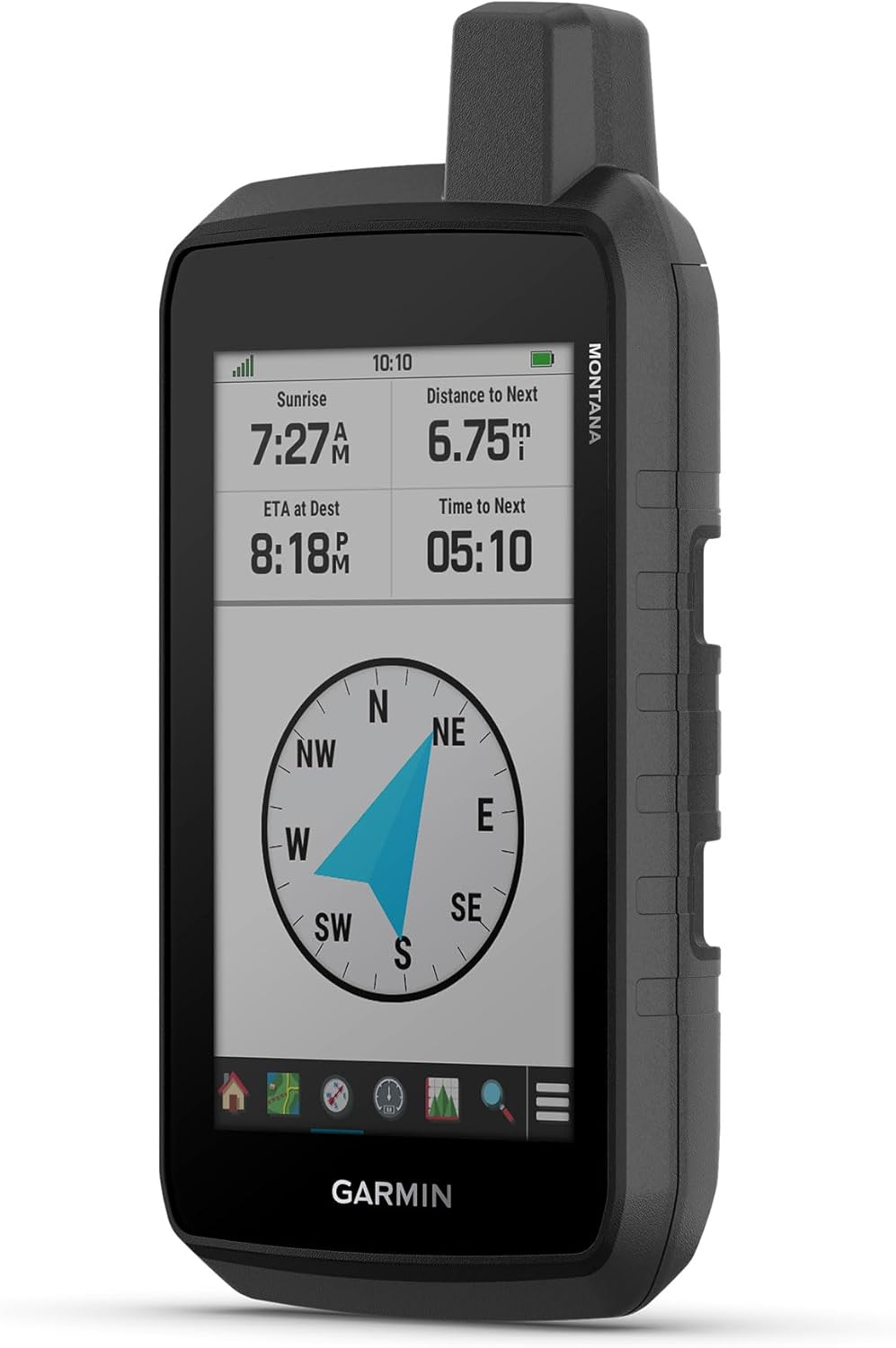 Garmin Montana® 710, Rugged GPS Handheld Navigator with Large 5-inch Glove-Friendly Touchscreen, Satellite Imagery and Maps for Routing on Roads and Trails