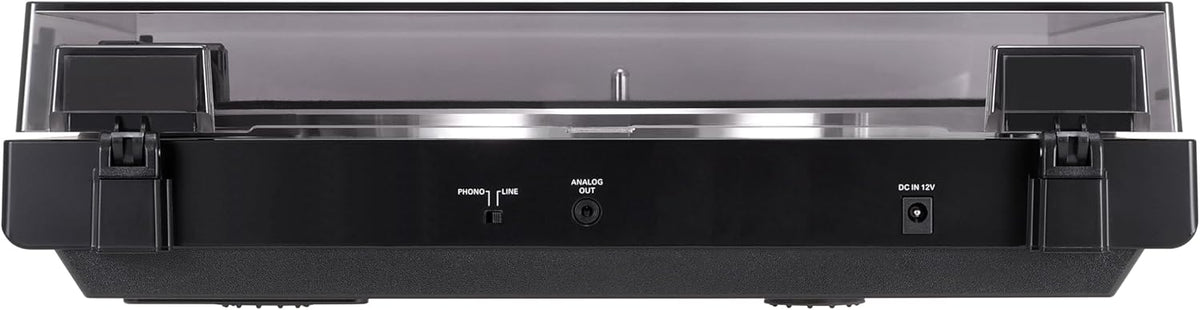 Audio-Technica At-LP60X-BW Fully Automatic Belt-Drive Stereo Turntable, Hi-Fi, 2 Speed, Dust Cover, Anti-Resonance, Die-Cast Aluminum Platter Brown