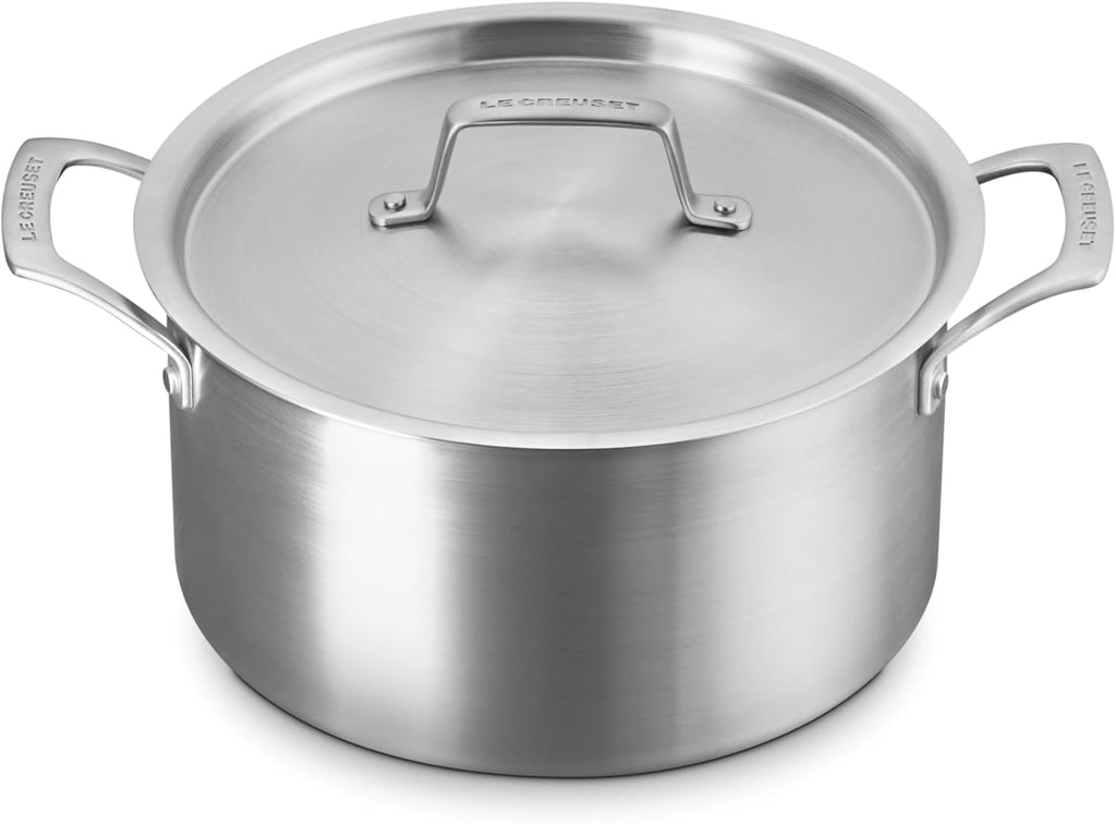 Le Creuset Essential Stainless Steel 10 Piece Cookware Set