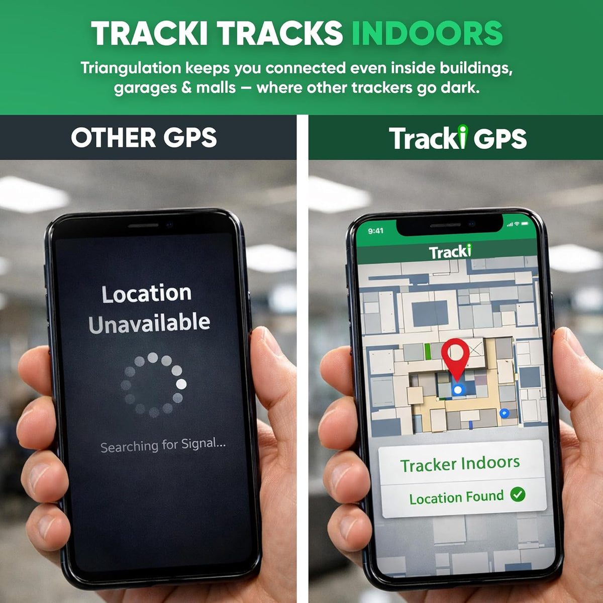 Tracki GPS Tracker for Vehicles – Real-Time 4G LTE Assets & Car Tracking Device with App, Magnetic Mount, Compact Design, Worldwide Coverage – iOS & Android (Tracker 1 Year Subscription Incl.)
