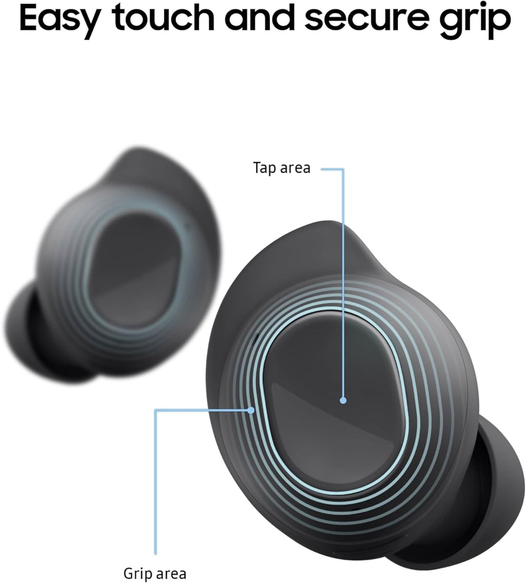 Samsung Galaxy Buds FE True Wireless Bluetooth Earbuds, Comfort and Secure in Ear Fit, Auto Switch Audio, Touch Control, Built-in Voice Assistant, Graphite US Version, 1Yr Manufacturer Warranty
