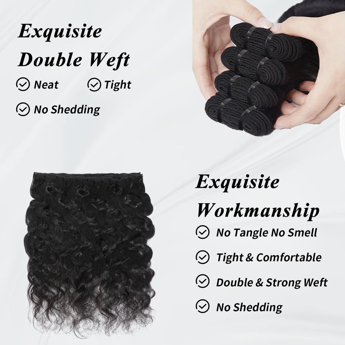 17A Body Wave Bundles Human Hair 100% Raw Cambodian Human Hair 3 Bundles 18 20 22inch,Triple Lifespan Virgin Remy Hair,Keep Texture Silky Soft After Multiple Washes For Women