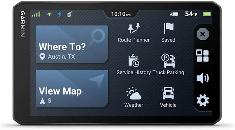 Garmin Dezl OTR720 GPS Truck Navigator 7" Large Display Touchscreen, Commercial GPS Navigation for Semi-Truck Driver Bundle with 32GB SD Memory Card + LCD Cleaning Kit + More Accessories