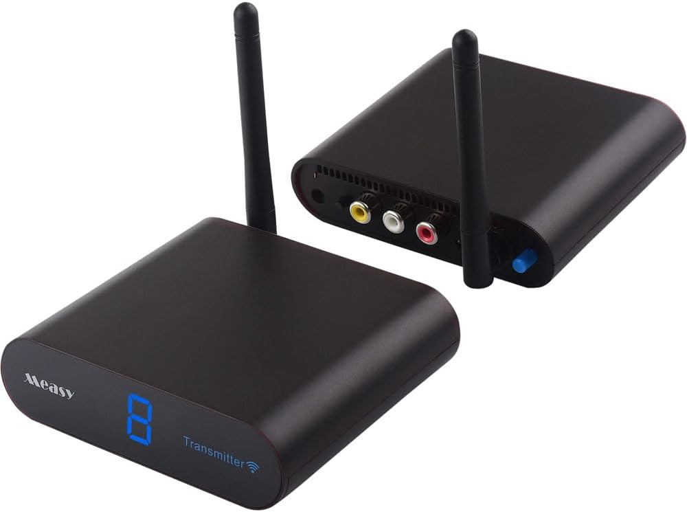 AV540 5.8G Wireless AV Transmitter Receiver Audio Video TV AV Signal Sender Receiver with IR Romote 400M /1330FT