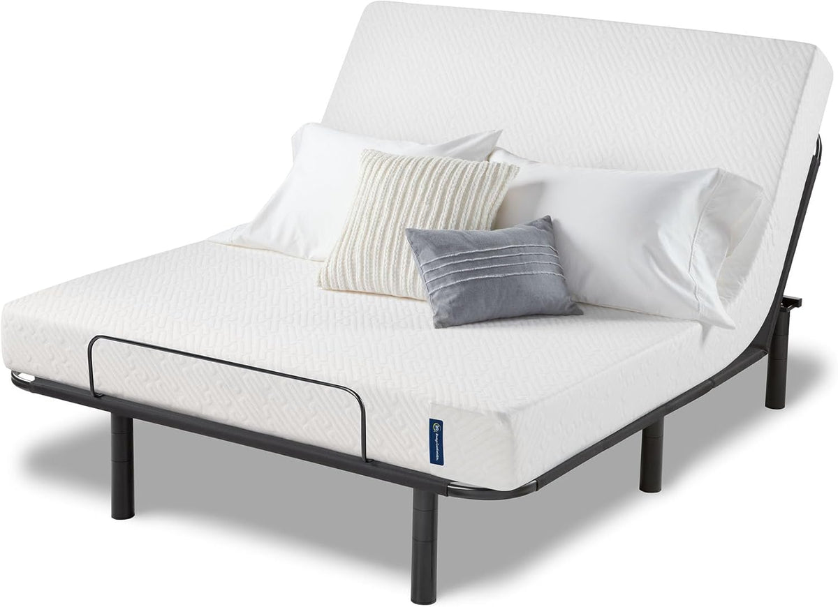 Serta - 7 inch Cooling Gel Memory Foam Mattress, Twin Size, Medium-Firm, Supportive, CertiPur-US Certified, 100-Night Trial - for Ewe, White