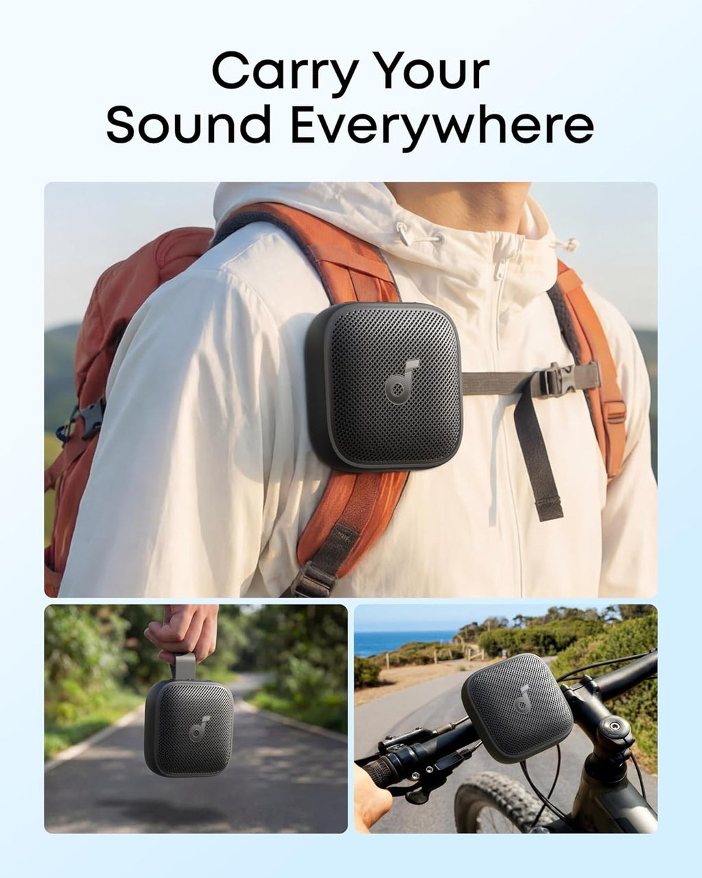 Soundcore Boom 2 Outdoor Speaker Boom Go 3i Portable Bluetooth Speaker by Anker (Bundle)