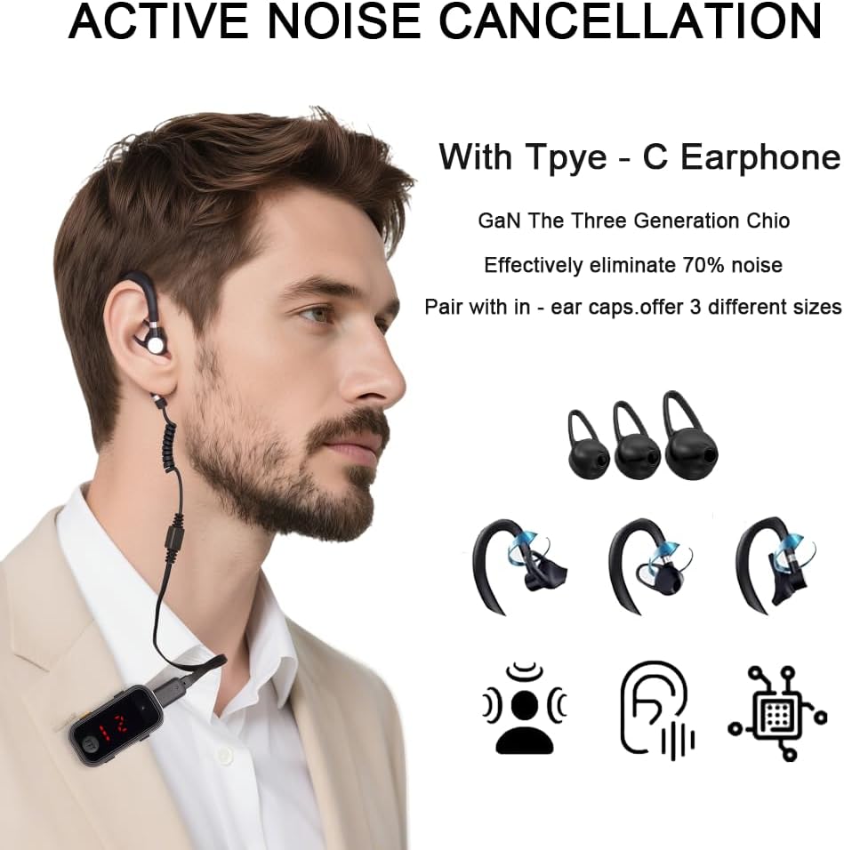 Super Mini Walkie Talkies Pro, 6 Pack Two Way Radio with Earpieces, Waterproof Communication Device for Adults, Outdoor Activities, Hiking, Baseball, Restaurant Use