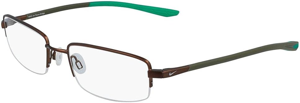 Eyeglasses NIKE 4302 215 Brushed Walnut/Lucid Green