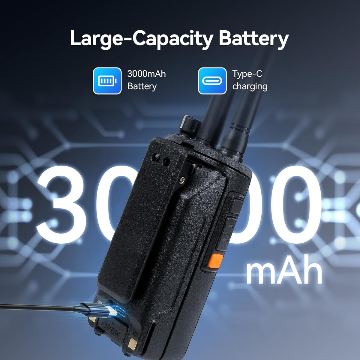 Retevis MateTalk L2 Global Walkie Talkie, Emergency POC Radio Unlimited Range, Zello,4G Dual SIM Network, GPS, IP67 Waterproof, Nationwide Two Way Radio Long Distance for Trucking, Security (1 PCS)