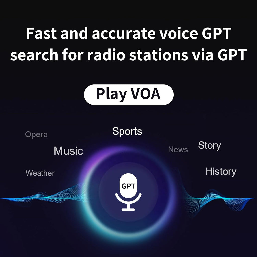 Choyong WT2 Multi-Band Smart Internet Radio WIFI/4G, AM/FM, and Portable Shortwave Radio Receiver Long Range Handheld Radio, Bluetooth