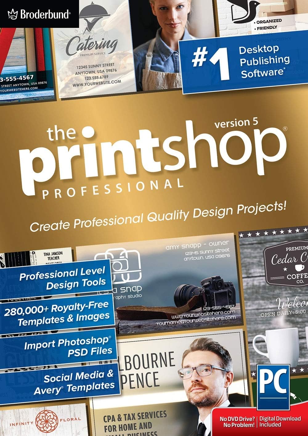 The Print Shop 5.0 Professional - Impressive Design Projects Made Easy PC Download