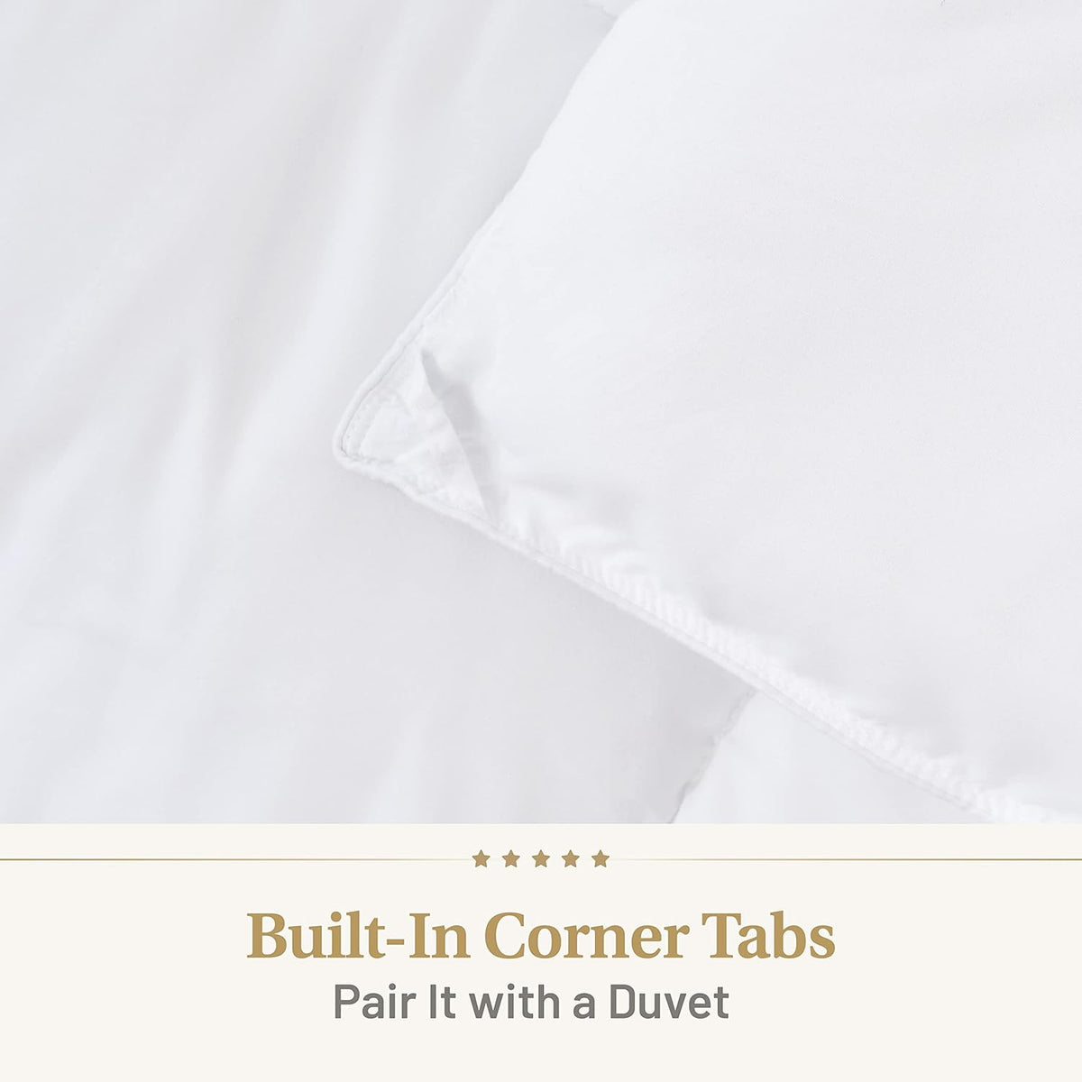 Down Alternative Comforter King Size - Fluffy Duvet Insert - Premium Plush All Season - Luxury Breathable Hotel Cooling Comforter - King, White, 104x86 inches - Comes Compressed Packaging