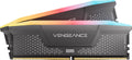 CORSAIR Vengeance RGB RS DDR5 RAM 16GB (2x8GB) Up to 6000MHz CL36-44-44-96 1.35V AMD EXPO Intel XMP Computer Desktop Memory – Gray (CMG16GX5M2E6000Z36)