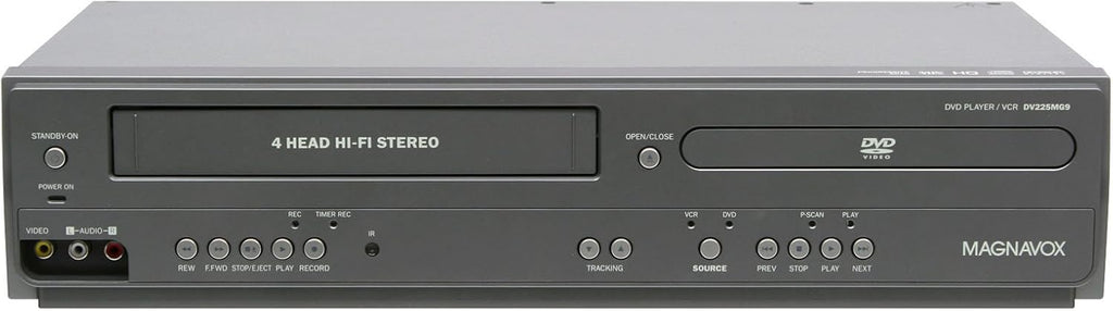Magnavox DV225MG9 DVD Player and 4 Head Hi-Fi Stereo VCR (Renewed)
