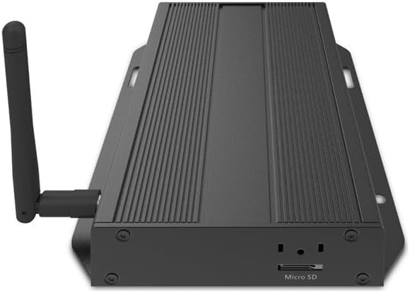 ViewSonic NMP599-W-2 4K UHD Network Media Player, Android 12, Gigabit LAN, PoE, Wi-Fi, 16GB Storage - HDMI 2.0 Out, USB x 2, Micro SD