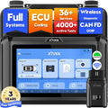 XTOOL D7W Wireless OBD2 Scanner Diagnostic Tool 2026 AI-Assisted Bidirectional Scan Tool Upgraded of D7/D7S/D7BT, ECU C0ding, 39+ Resets, CAN FD & DoIP, All System Scanner for Car, 3-Yr Update