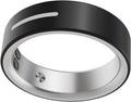 Smart Ring for Men/Women – Vibration Alerts, Ceramic & 316L Steel Sleep/Heart/SpO2/Activity Tracker, No Subscription, IP68 Waterproof, Touch Control, iOS/Android(Black, 8)