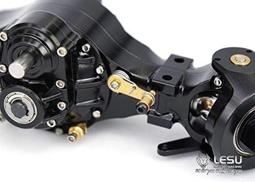 Lesu Metal Front Axle B Differential Lock Rc 1/14 Tractor Car Truck Tmy Model