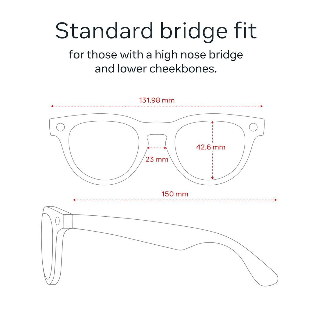 Ray-Ban Meta (Gen 2), Headliner, Shiny Black | Smart AI Glasses for Men, Women — 2x Battery Life — 3K Ultra HD Resolution — 12 MP Ultra-Wide Camera, Audio, Video — Green Lenses — Wearable Technology