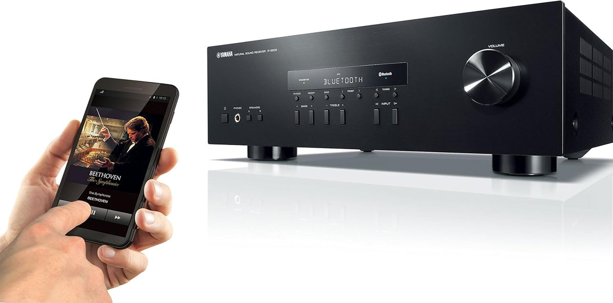 YAMAHA R-S202BL Stereo Receiver