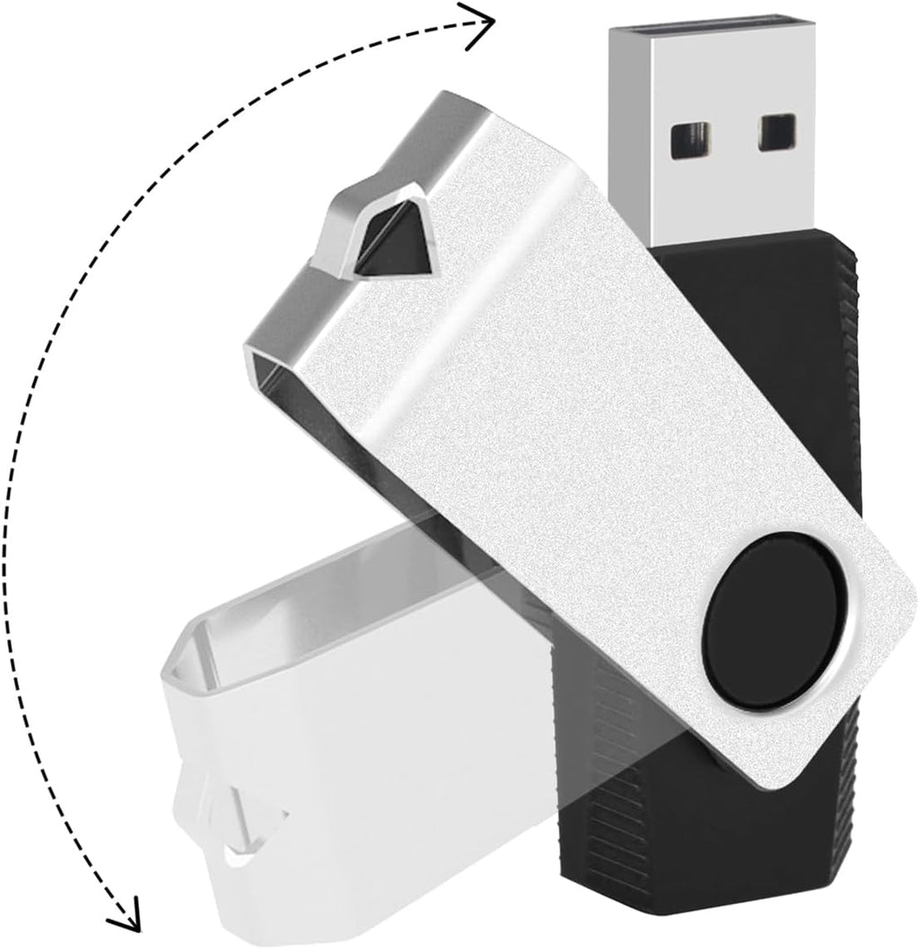 EASTBULL 50 Pack of Flash Drives Bulk 4GB USB 2.0 Flash Drives Pack 4GB USB Drives Bulk Thumb Drives with 50 Strings and Labels