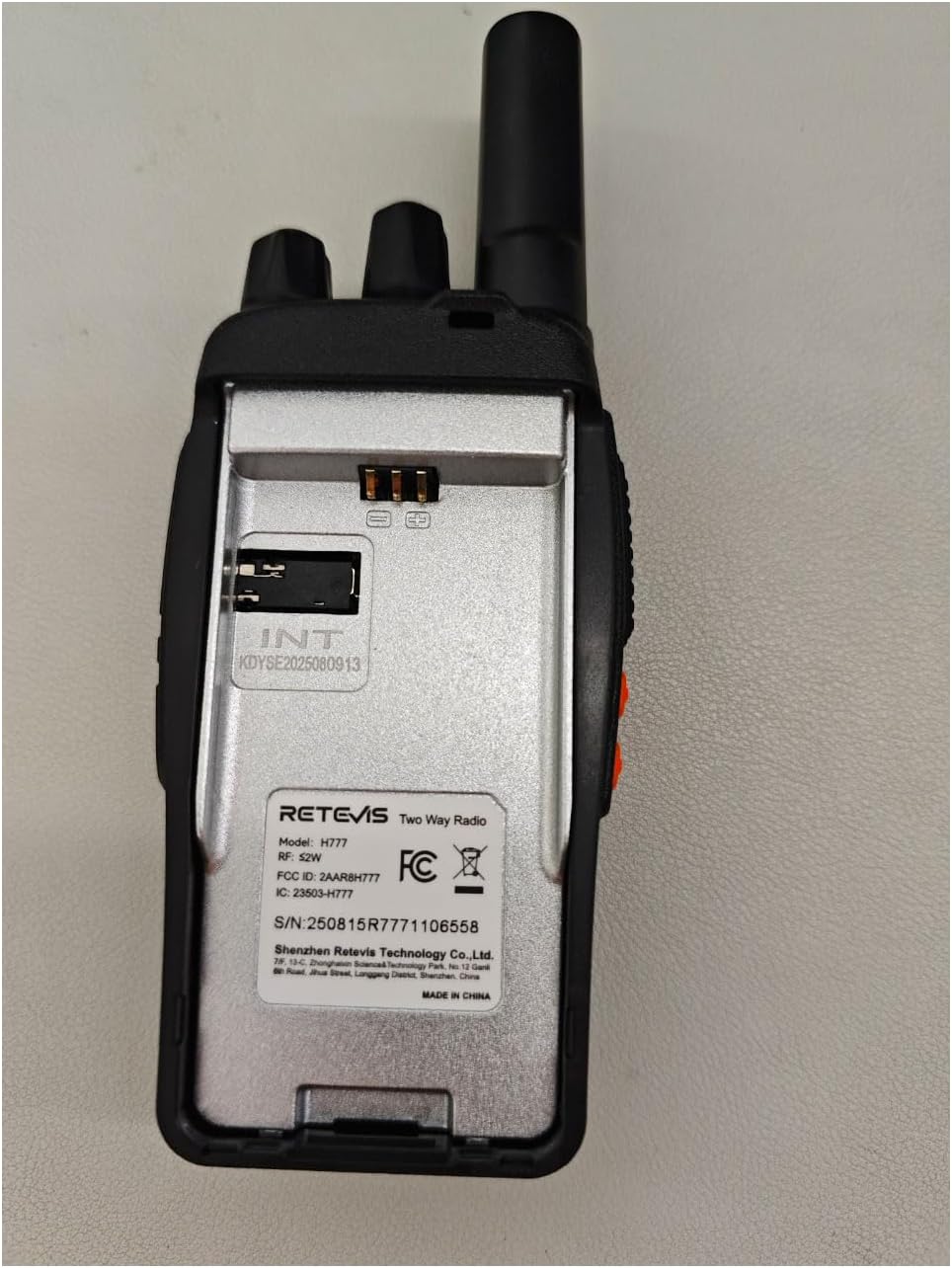 Retevis H-777 2 Way Radios, Walkie Talkies for Adults, Rechargeable Long Range Two Way Radio, Shock Resistant, Short Antenna for Business Education(10 Pack)