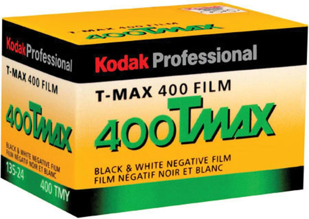 Kodak T-Max 400 TMY 35mm Black White Negative Film, ISO 400, 24 Exposure, 10-Pack, Bundle with Alpine 1 Camera Bag