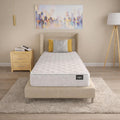HomeLife Twin Mattress 6 Inches 38X75 White – Medium Firm Hybrid for Bed – Twin Size Mattress Pocket Coil Tight Euro Top High Density & Polyester Cover – Rolled in a Box