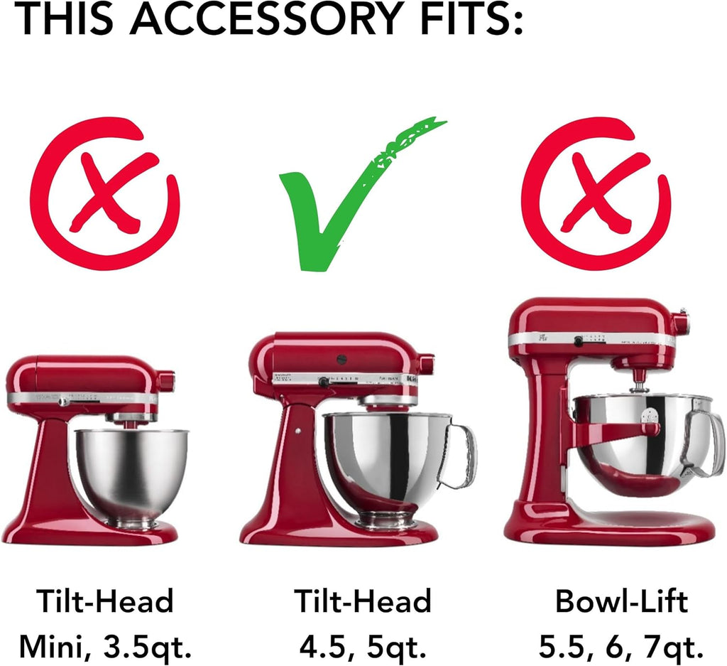 KitchenAid 5 Quart Ceramic Bowl, compatible 4.5 or 5Q Tilt-Head Stand Mixer, KSM2CB5WF, Wildflower