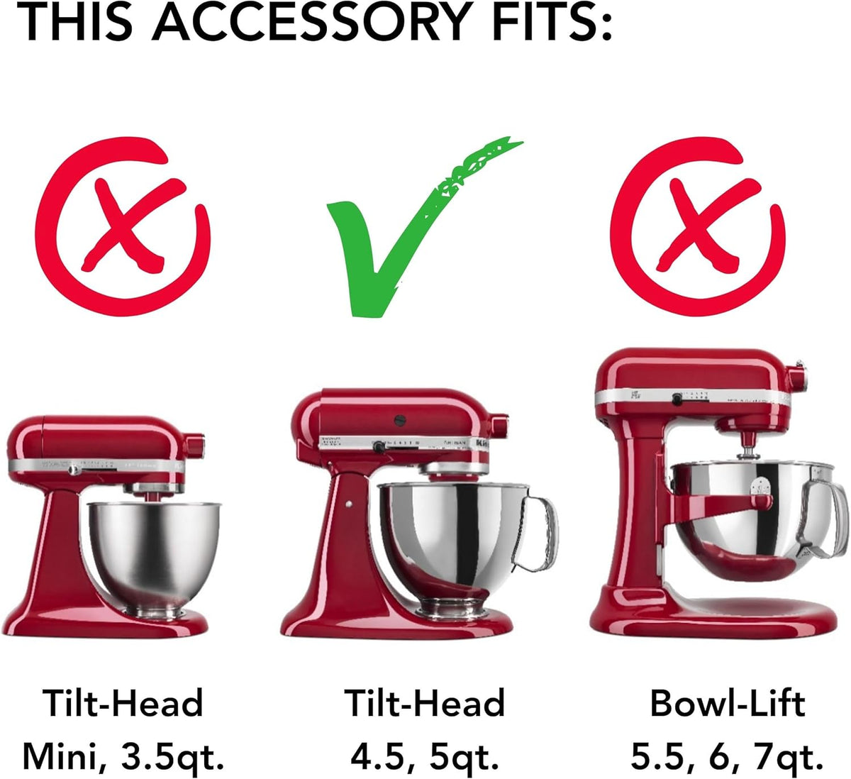 KitchenAid 5 Quart Black Studded Ceramic Bowl 4.5 or 5 Q Tilt-Head Stand Mixers, KSM2CB5LS