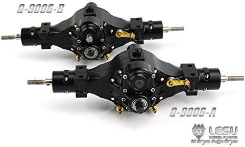 LESU Metal Axles Differential Locks 1/14 RC 6X6 Tractor Truck TMY DIY Model
