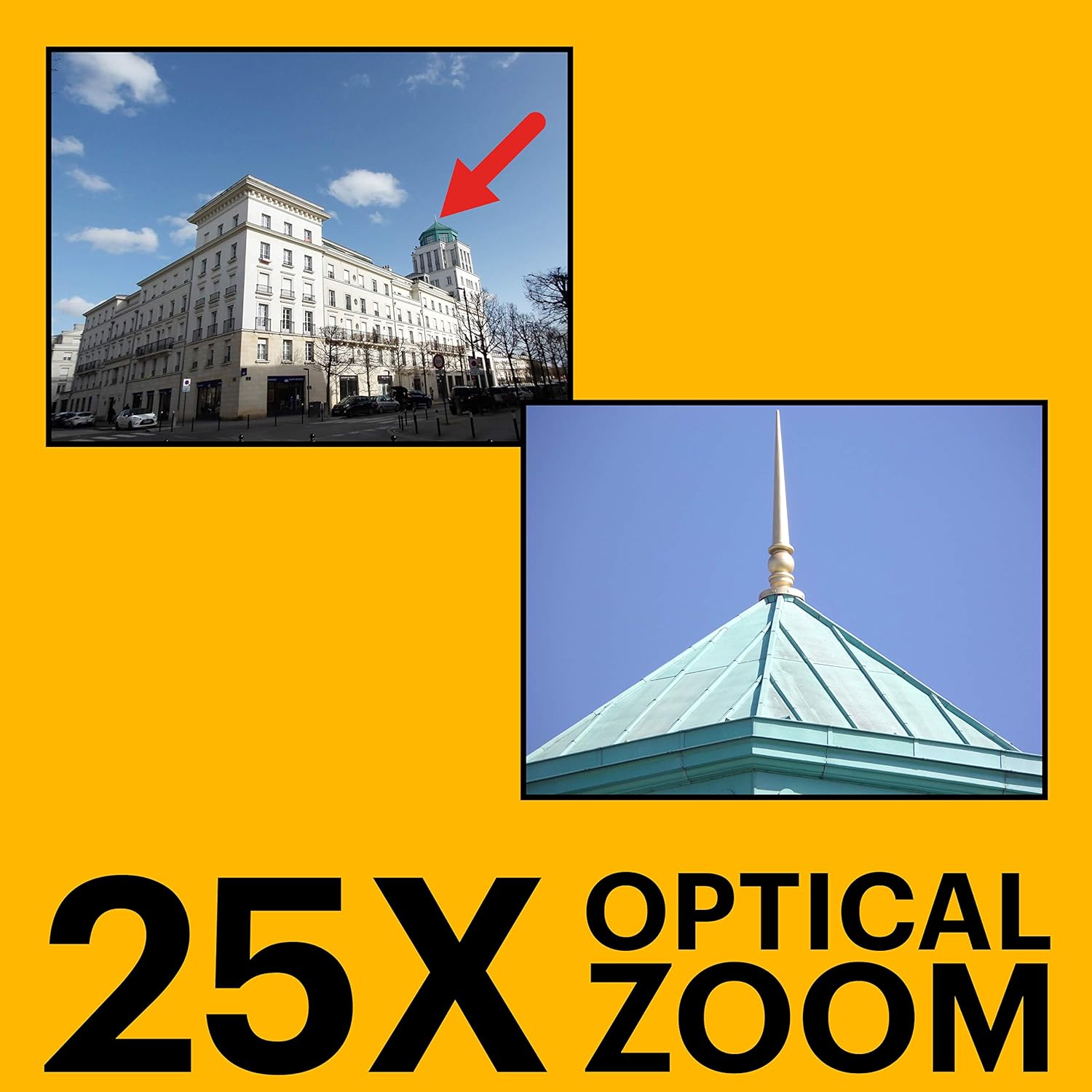 Kodak PIXPRO AZ255-BK 16MP Digital Camera 25X Optical Zoom 24mm Wide Angle Lens Optical Image Stabilization 1080P Full HD Video 3" LCD Vlogging Camera (Black)