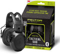 Peltor Sport Tactical 500 Bluetooth Hearing Protection Ear Muffs, 25 dB Noise Reduction Rating, Electronic Hearing Protection Headphones for Shooting, Hunting, Mowing, Construction, Concerts, & More