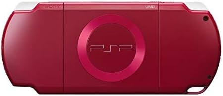 Sony Playstation Portable (PSP) 2000 Series Handheld Gaming Console System (Red) (Renewed)