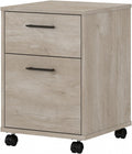 Bush Home Key West 2 Drawer Mobile File Cabinet, Rolling File Cabinet for Home Office