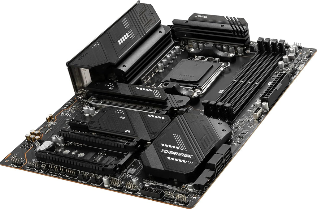 MSI MAG X670E Tomahawk WiFi Gaming Motherboard (AMD AM5, DDR5, PCIe 5.0, SATA 6Gb/s, M.2, USB 3.2 Gen 2, Wi-Fi 6E, 2.5Gbps LAN, HDMI/DP, ATX) (Renewed)