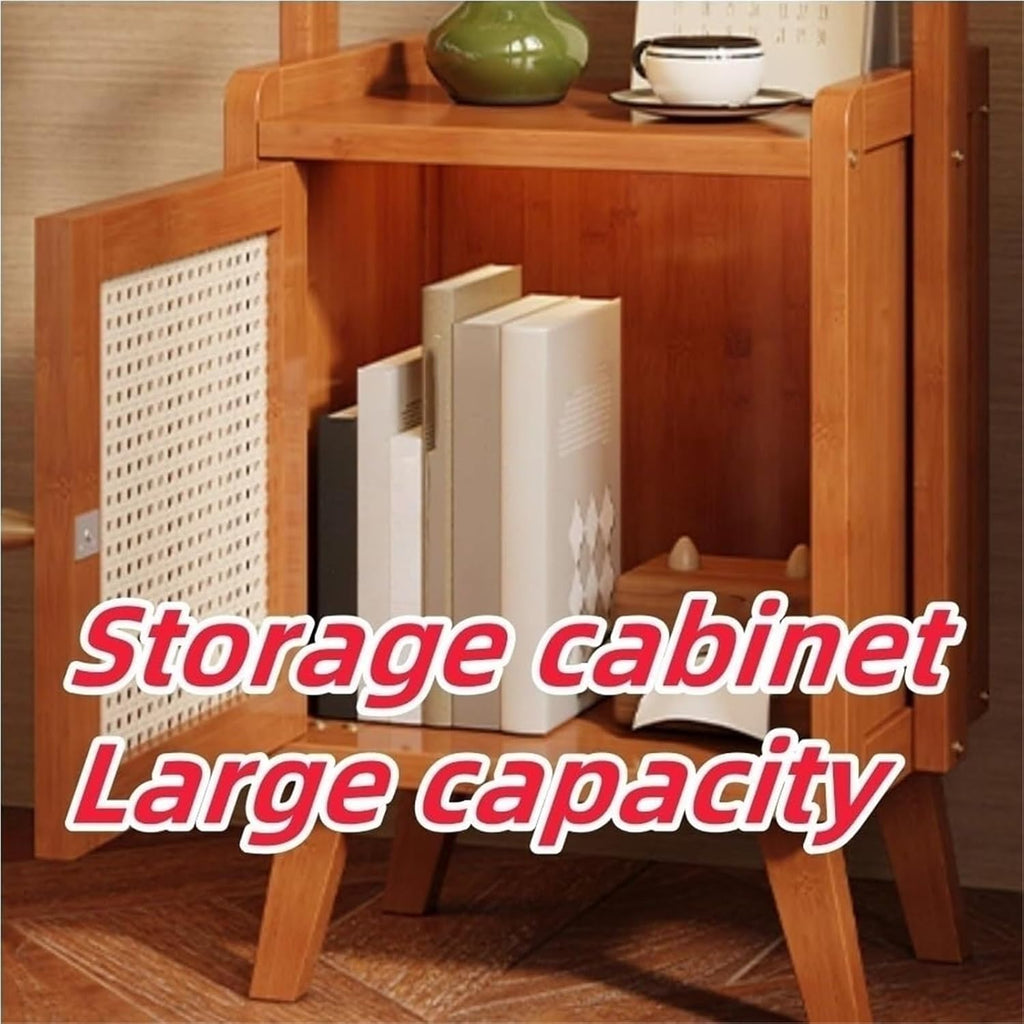 Coat Rack with Storage Cabinet Hanging Clothes Rack with Cabinet Laundry Racks Coat Holder for Entryway Decor