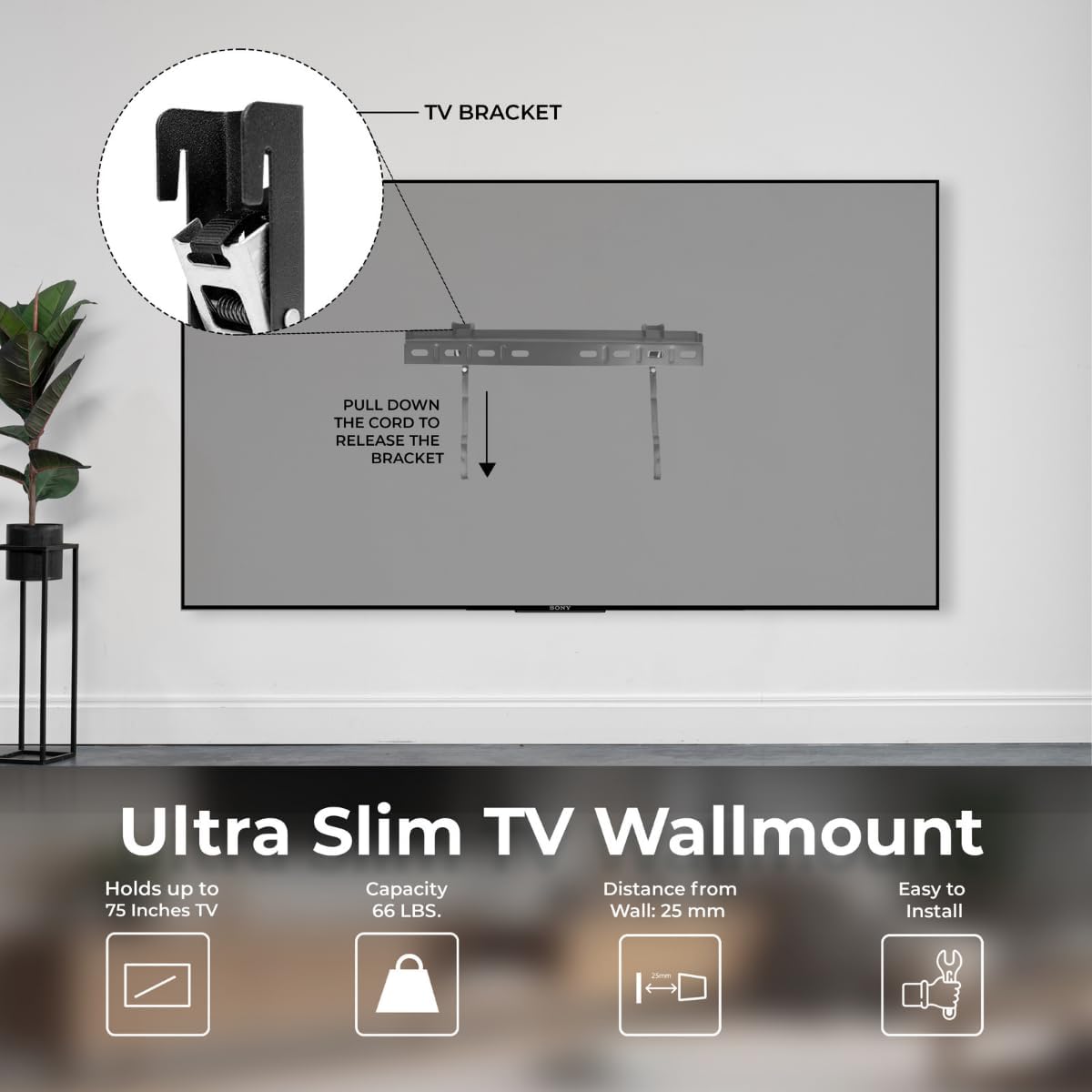 Samsung 65" Class Crystal UHD U7900F (2025) 4K Smart TV HDR 10+ Motion Xcelerator Bluetooth Bixby, Alexa, Google Assistant with Wall Mount(Renewed)