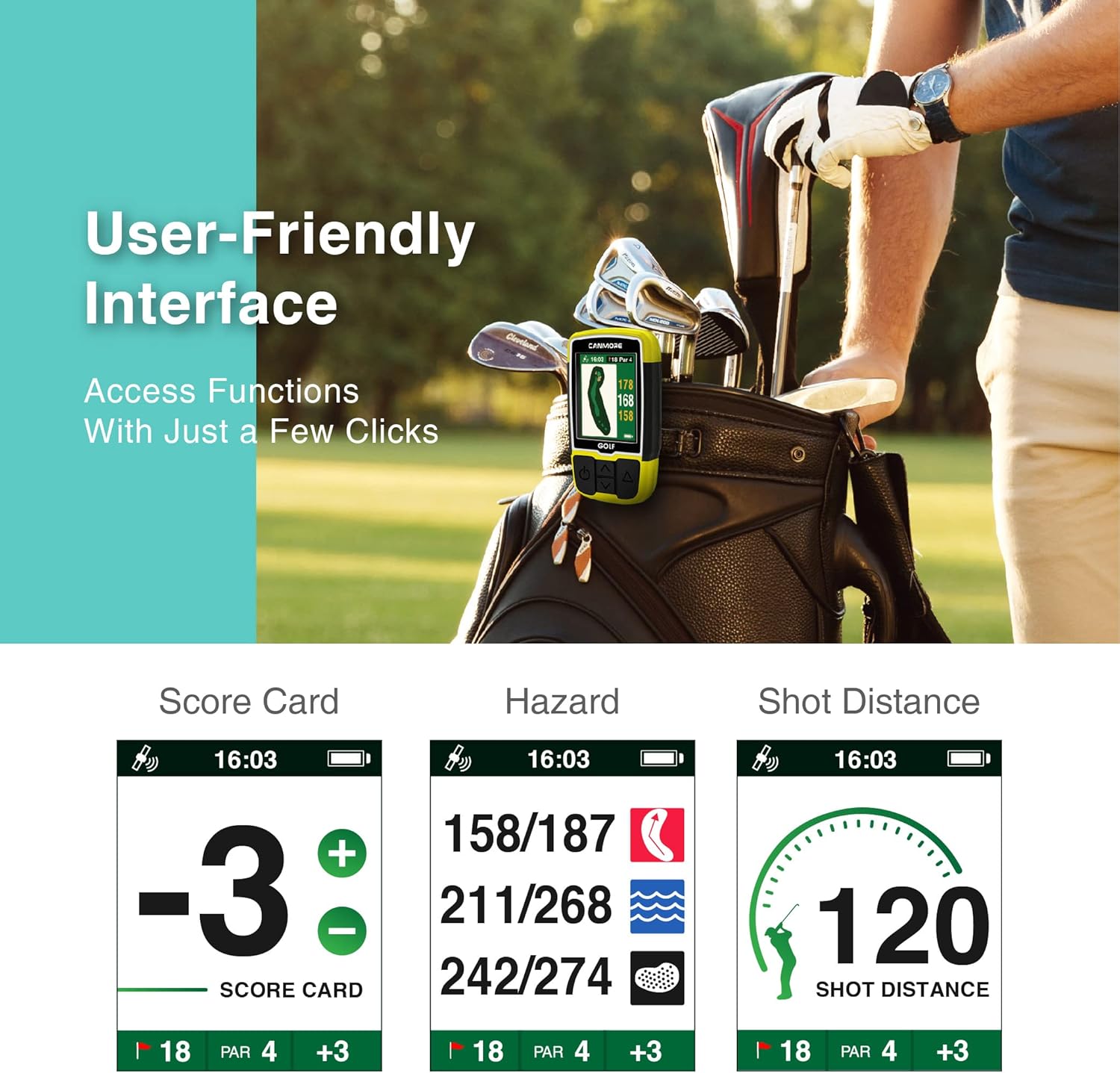 CANMORE SPORT HG200 Plus Golf GPS
