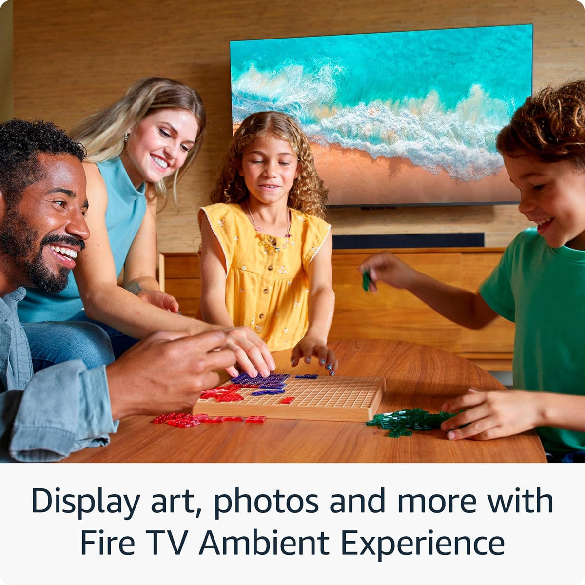 Amazon Fire TV 50" Omni QLED Series 4K UHD smart TV, Dolby Vision IQ, Fire TV Ambient Experience, local dimming, hands-free with Alexa