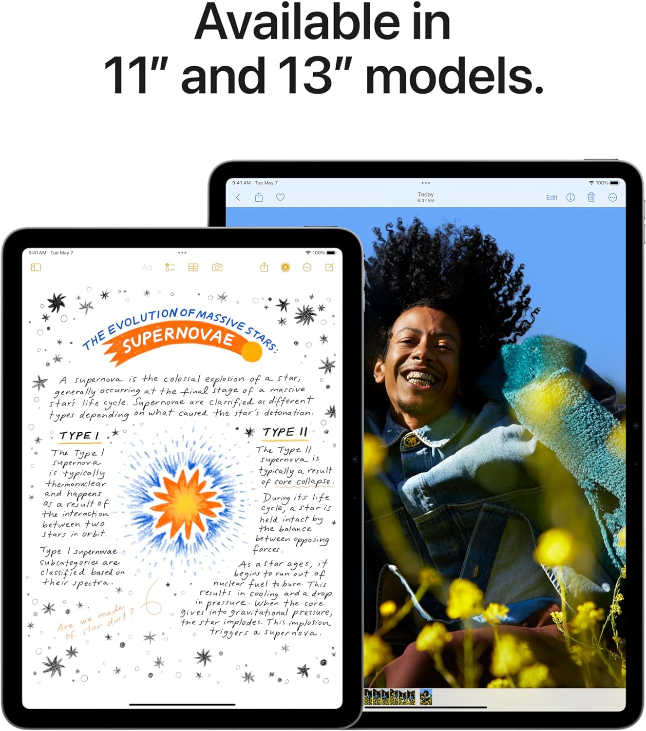 Apple iPad Air 11-inch (M2): Built for Apple Intelligence, Liquid Retina Display, 1TB, 12MP Front/Back Camera, Wi-Fi 6E + 5G Cellular, Touch ID, All-Day Battery Life — Purple