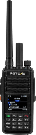 Retevis MateTalk L2 Global Walkie Talkie, Emergency POC Radio Unlimited Range, Zello,4G Dual SIM Network, GPS, IP67 Waterproof, Nationwide Two Way Radio Long Distance for Trucking, Security (1 PCS)