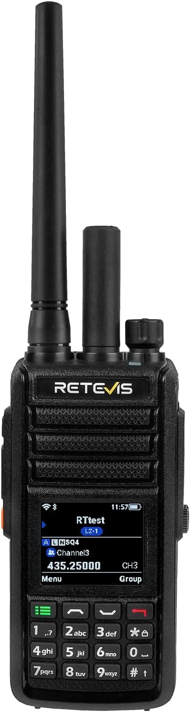 Retevis MateTalk L2 Global Walkie Talkie, Emergency POC Radio Unlimited Range, Zello,4G Dual SIM Network, GPS, IP67 Waterproof, Nationwide Two Way Radio Long Distance for Trucking, Security (1 PCS)