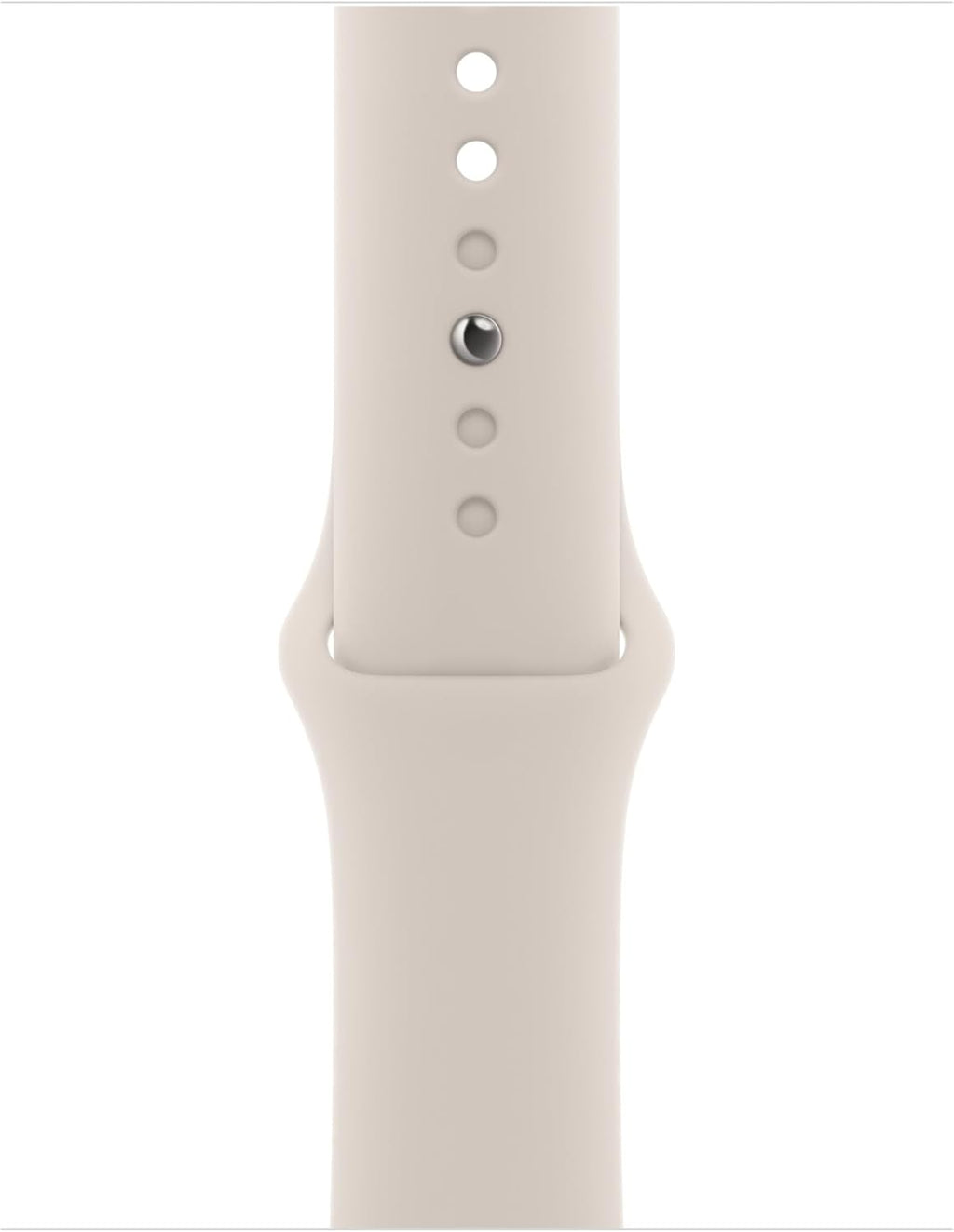Apple Watch Series 7 (GPS + Cellular, 41mm) Starlight Aluminum Case with Starlight Sport Band, Regular (Renewed)